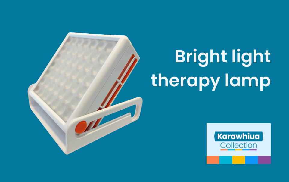 Borrow a bright light therapy lamp