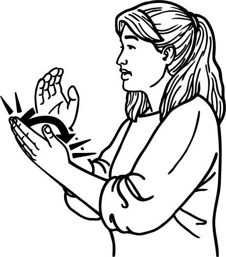 This is the NZ Sign Language motion for Akoranga, akoraka | Course, learning