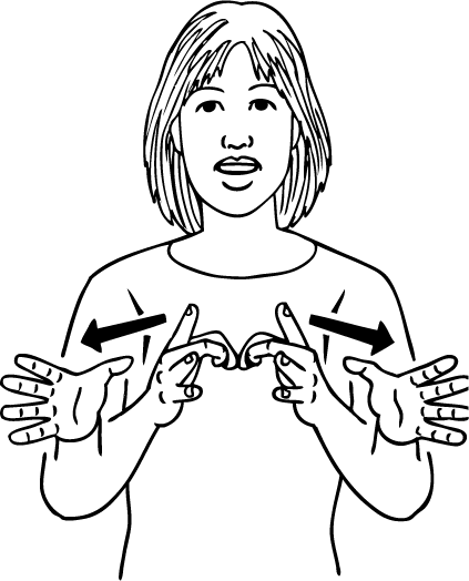 This is the NZ Sign Language motion for Tīmatatanga |Beginning
