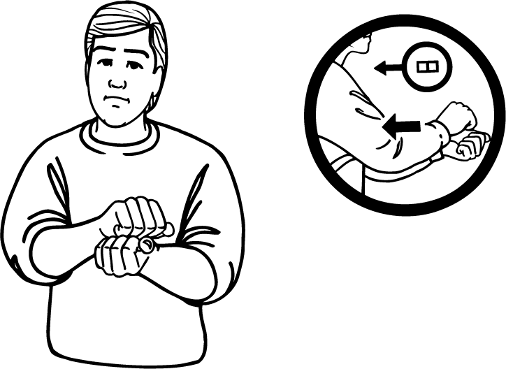 This is the NZ Sign Language motion for   Mino | Borrow